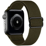 Correia de Relógio em Nylon Elástico com Fivela Deslizante Ajustável xDfind, Para Apple Watch 42 / 44 / 45 / 46 / 49mm, Para Apple Watch 38 / 40 / 41 / S10 42mm