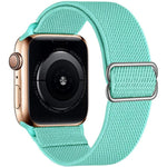 Correia de Relógio em Nylon Elástico com Fivela Deslizante Ajustável xDfind, Para Apple Watch 42 / 44 / 45 / 46 / 49mm, Para Apple Watch 38 / 40 / 41 / S10 42mm