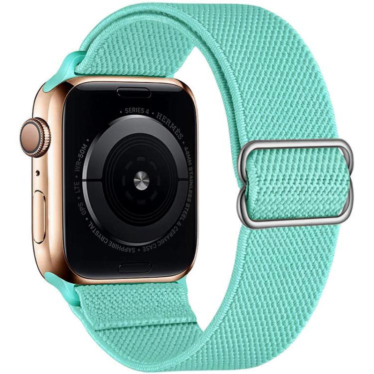 Correia de Relógio em Nylon Elástico com Fivela Deslizante Ajustável xDfind, Para Apple Watch 42 / 44 / 45 / 46 / 49mm, Para Apple Watch 38 / 40 / 41 / S10 42mm