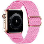 Correia de Relógio em Nylon Elástico com Fivela Deslizante Ajustável xDfind, Para Apple Watch 42 / 44 / 45 / 46 / 49mm, Para Apple Watch 38 / 40 / 41 / S10 42mm