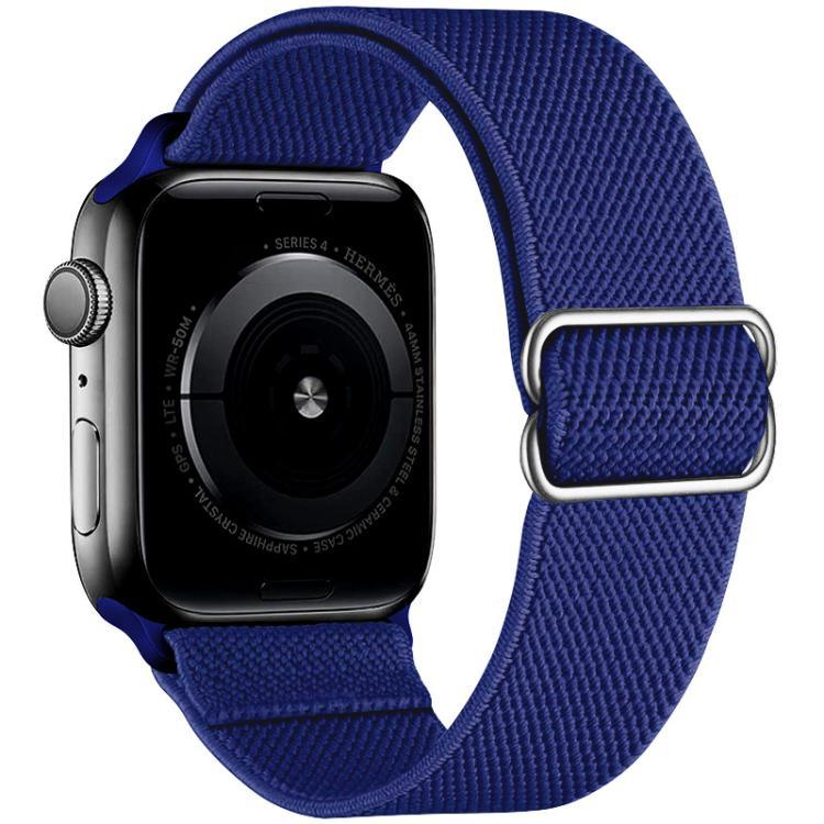 Correia de Relógio em Nylon Elástico com Fivela Deslizante Ajustável xDfind, Para Apple Watch 42 / 44 / 45 / 46 / 49mm, Para Apple Watch 38 / 40 / 41 / S10 42mm