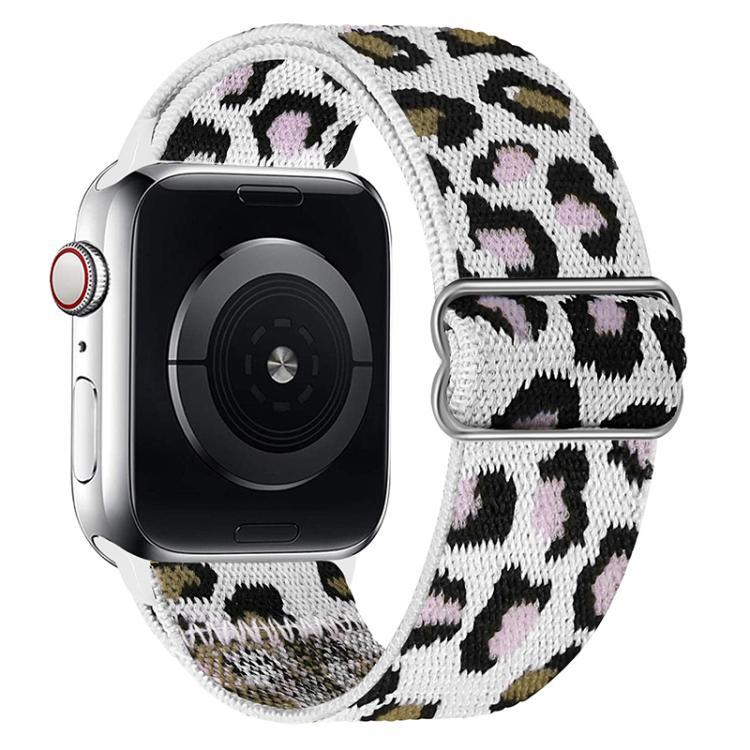 Correia de Relógio em Nylon Elástico com Fivela Deslizante Ajustável xDfind, Para Apple Watch 42 / 44 / 45 / 46 / 49mm, Para Apple Watch 38 / 40 / 41 / S10 42mm