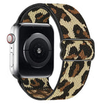 Correia de Relógio em Nylon Elástico com Fivela Deslizante Ajustável xDfind, Para Apple Watch 42 / 44 / 45 / 46 / 49mm, Para Apple Watch 38 / 40 / 41 / S10 42mm