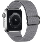 Correia de Relógio em Nylon Elástico com Fivela Deslizante Ajustável xDfind, Para Apple Watch 42 / 44 / 45 / 46 / 49mm, Para Apple Watch 38 / 40 / 41 / S10 42mm