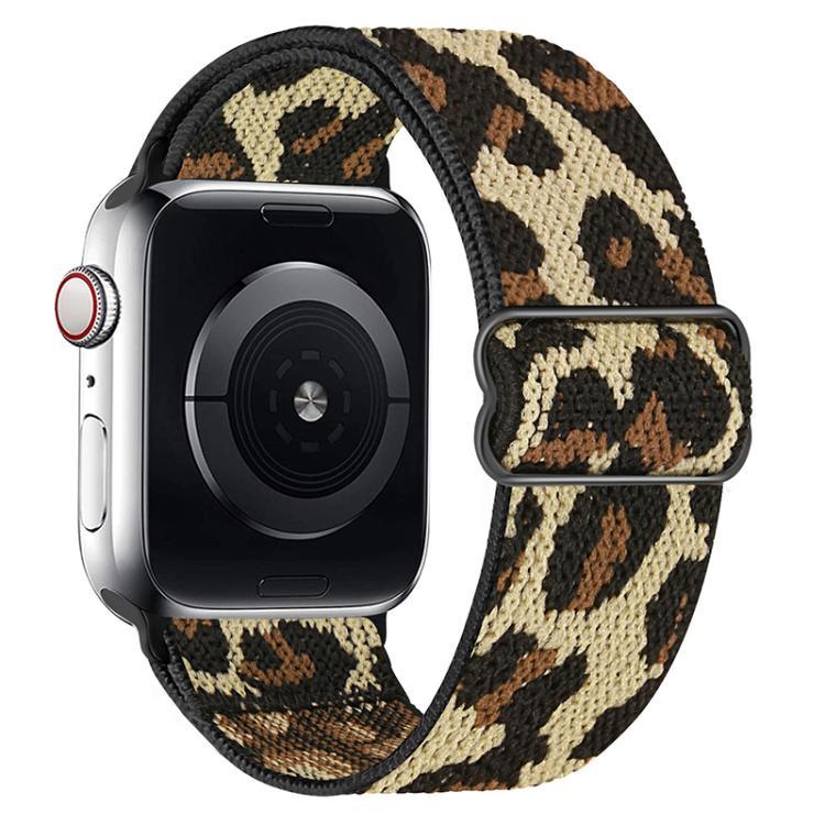 Correia de Relógio em Nylon Elástico com Fivela Deslizante Ajustável xDfind, Para Apple Watch 42 / 44 / 45 / 46 / 49mm, Para Apple Watch 38 / 40 / 41 / S10 42mm