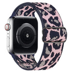 Correia de Relógio em Nylon Elástico com Fivela Deslizante Ajustável xDfind, Para Apple Watch 42 / 44 / 45 / 46 / 49mm, Para Apple Watch 38 / 40 / 41 / S10 42mm