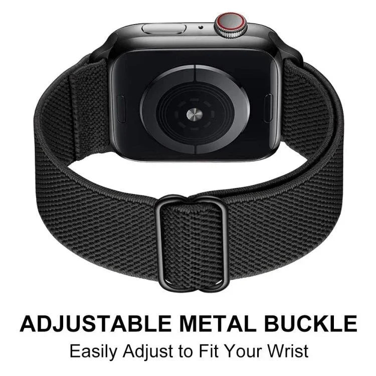Correia de Relógio em Nylon Elástico com Fivela Deslizante Ajustável xDfind, Para Apple Watch 42 / 44 / 45 / 46 / 49mm, Para Apple Watch 38 / 40 / 41 / S10 42mm