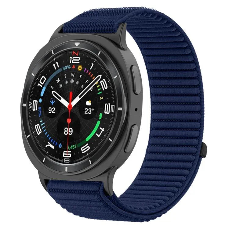 Correia de Relógio em Nylon Trançado com Fecho de Gancho e Argola xDfind, Para Samsung Galaxy Watch8 / 8 Classic