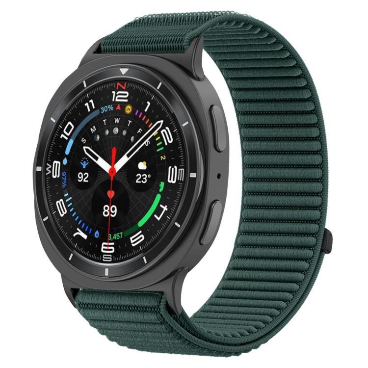 Correia de Relógio em Nylon Trançado com Fecho de Gancho e Argola xDfind, Para Samsung Galaxy Watch8 / 8 Classic