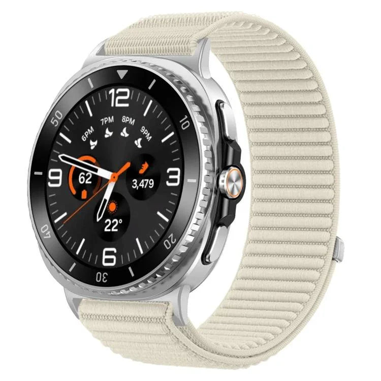 Correia de Relógio em Nylon Trançado com Fecho de Gancho e Argola xDfind, Para Samsung Galaxy Watch8 / 8 Classic