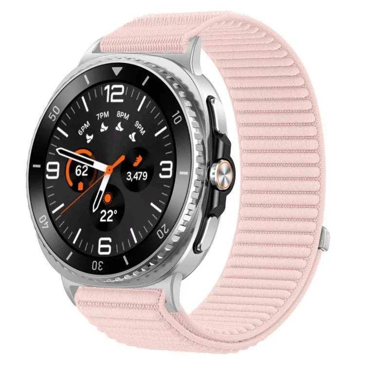 Correia de Relógio em Nylon Trançado com Fecho de Gancho e Argola xDfind, Para Samsung Galaxy Watch8 / 8 Classic