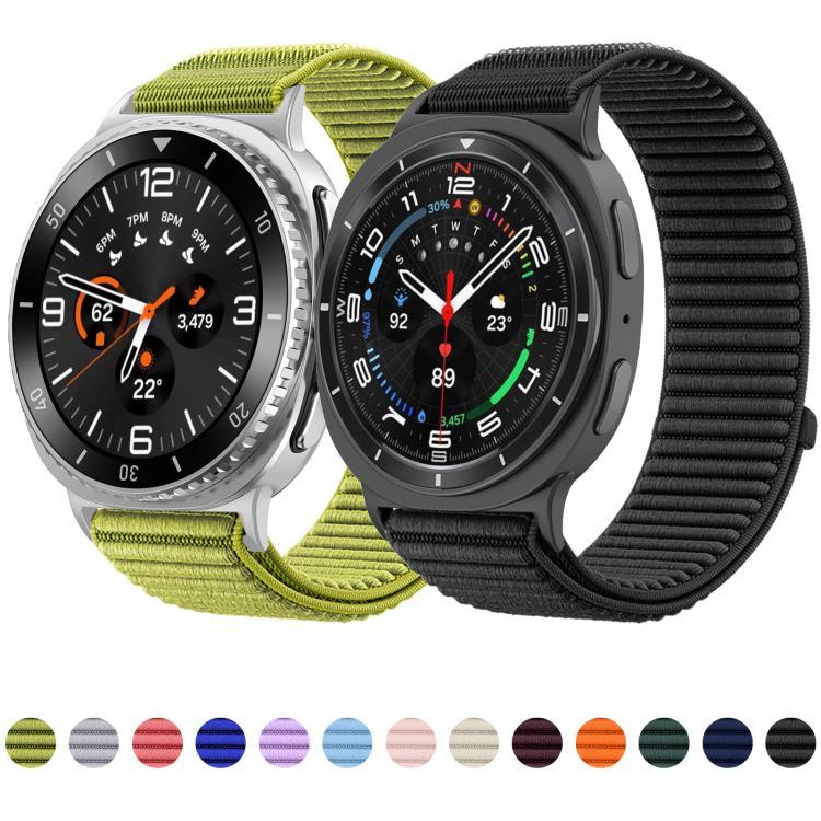 Correia de Relógio em Nylon Trançado com Fecho de Gancho e Argola xDfind, Para Samsung Galaxy Watch8 / 8 Classic