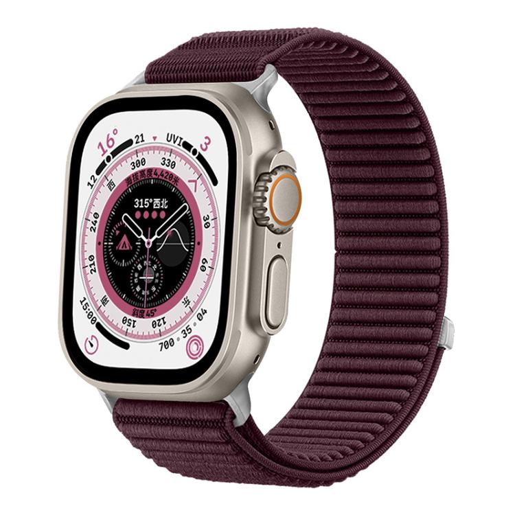 Correia de Relógio em Nylon Trançado com Fecho de Gancho e Argola xDfind, Para Apple Watch 42 / 44 / 45 / 46 / 49mm, Para Apple Watch 38 / 40 / 41 / S10 42mm