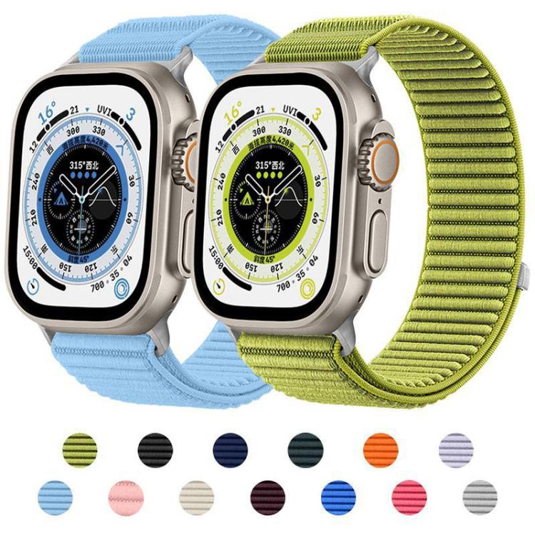 Correia de Relógio em Nylon Trançado com Fecho de Gancho e Argola xDfind, Para Apple Watch 42 / 44 / 45 / 46 / 49mm, Para Apple Watch 38 / 40 / 41 / S10 42mm