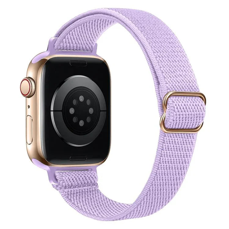 Correia de Relógio em Nylon Elástico com Fivela Escada para Cintura Pequena xDfind, Para Apple Watch 42 / 44 / 45 / 46 / 49mm, Para Apple Watch 38 / 40 / 41 / S10 42mm