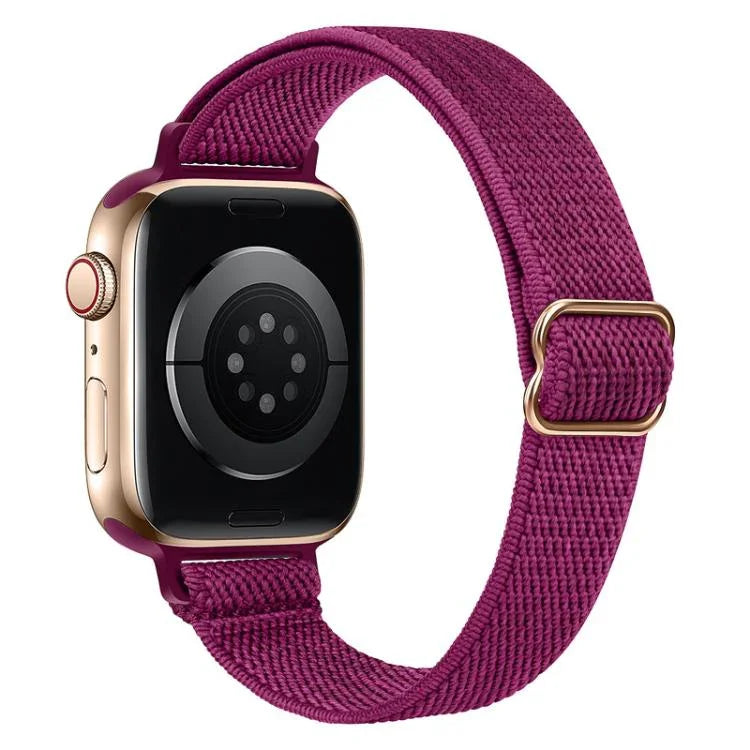 Correia de Relógio em Nylon Elástico com Fivela Escada para Cintura Pequena xDfind, Para Apple Watch 42 / 44 / 45 / 46 / 49mm, Para Apple Watch 38 / 40 / 41 / S10 42mm