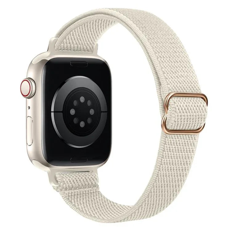 Correia de Relógio em Nylon Elástico com Fivela Escada para Cintura Pequena xDfind, Para Apple Watch 42 / 44 / 45 / 46 / 49mm, Para Apple Watch 38 / 40 / 41 / S10 42mm
