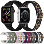 Correia de Relógio em Nylon Elástico com Fivela Escada para Cintura Pequena xDfind, Para Apple Watch 42 / 44 / 45 / 46 / 49mm, Para Apple Watch 38 / 40 / 41 / S10 42mm