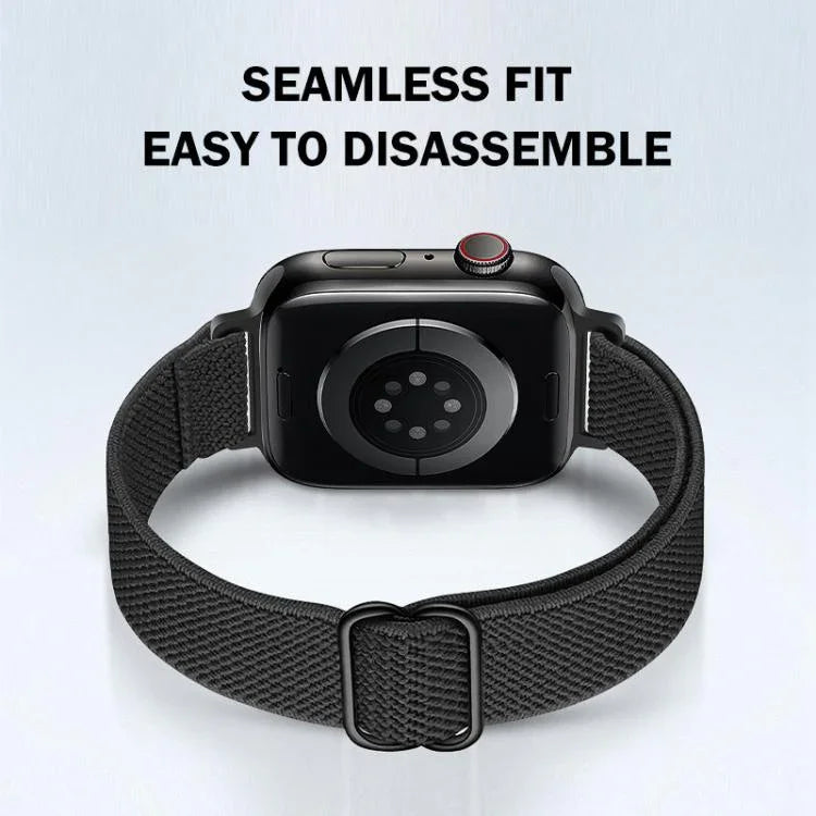 Correia de Relógio em Nylon Elástico com Fivela Escada para Cintura Pequena xDfind, Para Apple Watch 42 / 44 / 45 / 46 / 49mm, Para Apple Watch 38 / 40 / 41 / S10 42mm