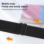 Correia de Relógio em Nylon Elástico com Fivela Escada para Cintura Pequena xDfind, Para Apple Watch 42 / 44 / 45 / 46 / 49mm, Para Apple Watch 38 / 40 / 41 / S10 42mm