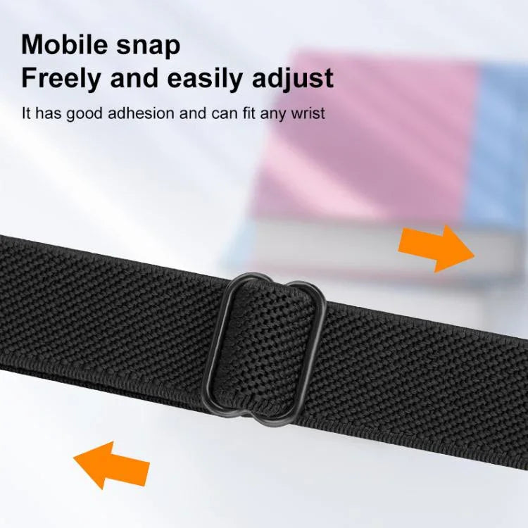 Correia de Relógio em Nylon Elástico com Fivela Escada para Cintura Pequena xDfind, Para Apple Watch 42 / 44 / 45 / 46 / 49mm, Para Apple Watch 38 / 40 / 41 / S10 42mm