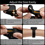 Correia de Relógio em Nylon Elástico com Fivela Escada para Cintura Pequena xDfind, Para Apple Watch 42 / 44 / 45 / 46 / 49mm, Para Apple Watch 38 / 40 / 41 / S10 42mm