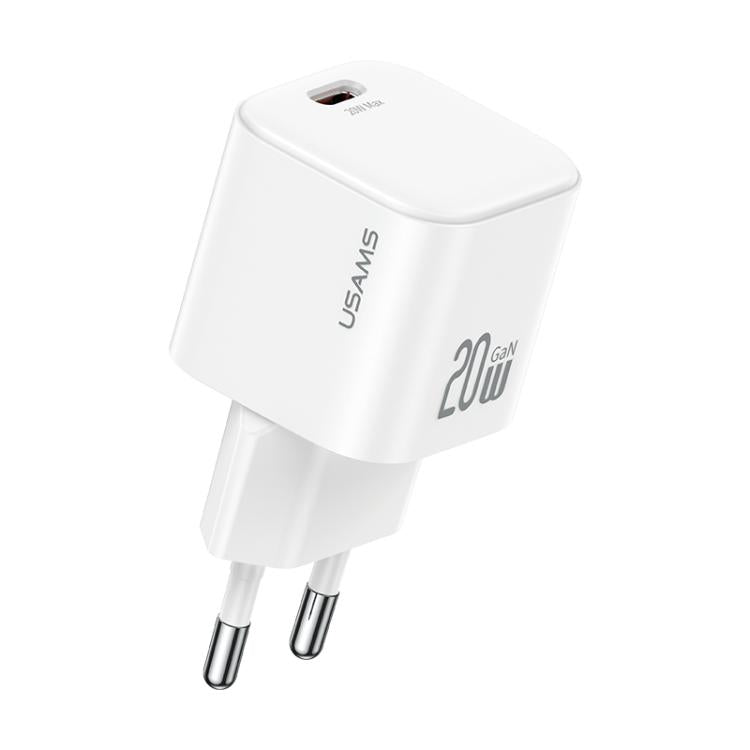 Carregador Rápido Mini USAMS CC260 20W GaN USB-C / Type-C, CC260
