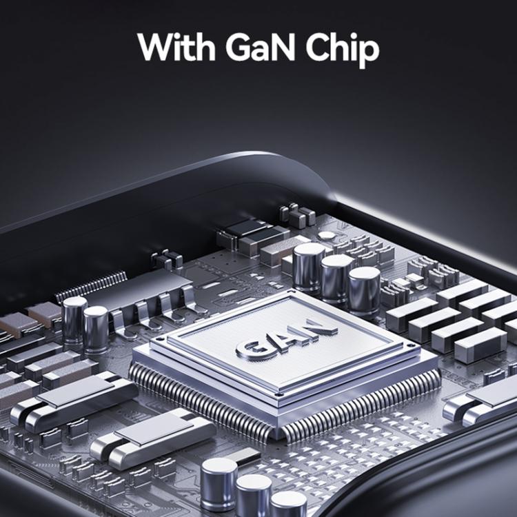 Carregador Rápido Mini USAMS CC263 30W GaN USB-C / Type-C, USB Dual-port, CC263