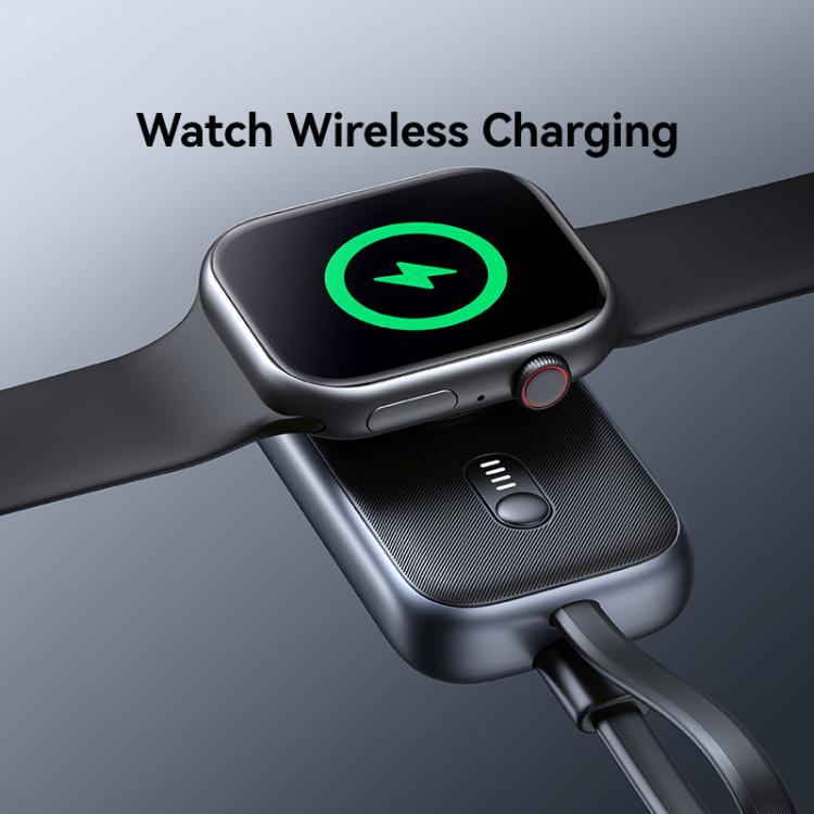 Carregador Sem Fios Portátil USAMS CD245 1200mAh com Cabo para Apple Watch Series, CD245