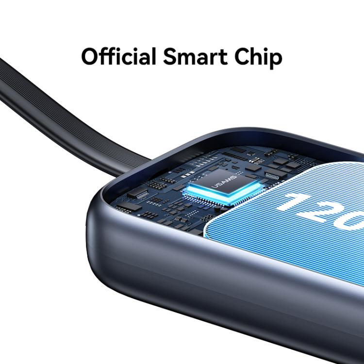 Carregador Sem Fios Portátil USAMS CD245 1200mAh com Cabo para Apple Watch Series, CD245