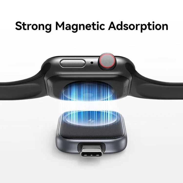 Carregador Sem Fios Portátil USAMS CD247 com Plug USB-C / Tipo-C para Apple Watch Series, CD247