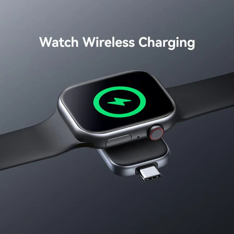 Carregador Sem Fios Portátil USAMS CD247 com Plug USB-C / Tipo-C para Apple Watch Series, CD247