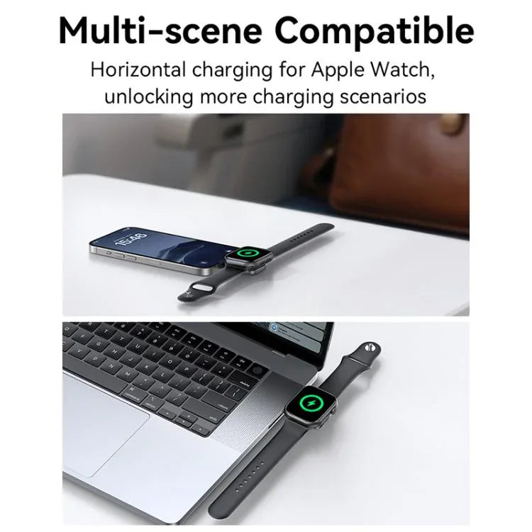 Carregador Sem Fios Portátil USAMS CD247 com Plug USB-C / Tipo-C para Apple Watch Series, CD247
