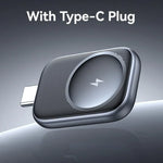 Carregador Sem Fios Portátil USAMS CD247 com Plug USB-C / Tipo-C para Apple Watch Series, CD247