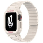 Correia de Relógio em Silicone Magnético com Tampa Integrada xDfind, Para Apple Watch 42 / 44 / 45mm, Para Apple Watch Series 10 / 11 46mm, Para Apple Watch Series 10 / 11 42mm, Para Apple Watch Ultra 3 / 2 / 1 49mm, Para Apple Watch 38 / 41mm