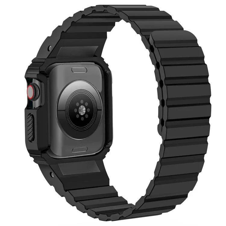 Correia de Relógio em Silicone Magnético com Tampa Integrada xDfind, Para Apple Watch 42 / 44 / 45mm, Para Apple Watch Series 10 / 11 46mm, Para Apple Watch Series 10 / 11 42mm, Para Apple Watch Ultra 3 / 2 / 1 49mm, Para Apple Watch 38 / 41mm