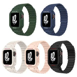 Correia de Relógio em Silicone Magnético com Tampa Integrada xDfind, Para Apple Watch 42 / 44 / 45mm, Para Apple Watch Series 10 / 11 46mm, Para Apple Watch Series 10 / 11 42mm, Para Apple Watch Ultra 3 / 2 / 1 49mm, Para Apple Watch 38 / 41mm