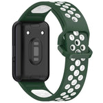 Correia de Relógio Respirável em Silicone Bicolor xDfind, Para Samsung Galaxy Fit 3