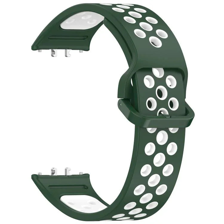 Correia de Relógio Respirável em Silicone Bicolor xDfind, Para Samsung Galaxy Fit 3