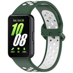 Correia de Relógio Respirável em Silicone Bicolor xDfind, Para Samsung Galaxy Fit 3