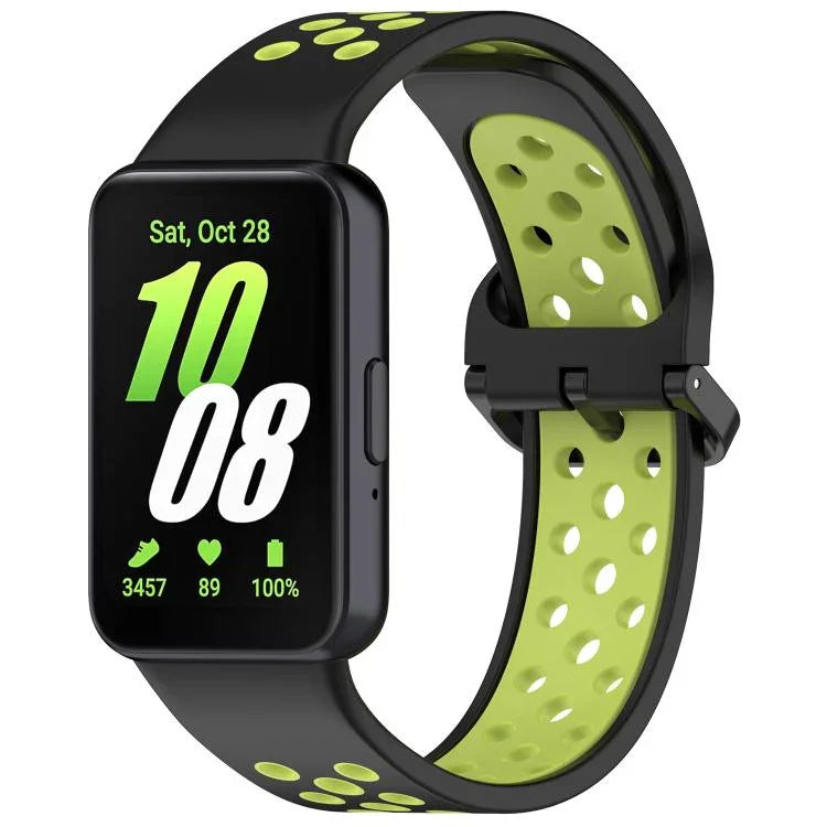 Correia de Relógio Respirável em Silicone Bicolor xDfind, Para Samsung Galaxy Fit 3