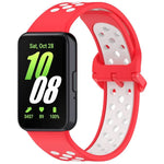 Correia de Relógio Respirável em Silicone Bicolor xDfind, Para Samsung Galaxy Fit 3