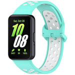 Correia de Relógio Respirável em Silicone Bicolor xDfind, Para Samsung Galaxy Fit 3