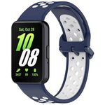 Correia de Relógio Respirável em Silicone Bicolor xDfind, Para Samsung Galaxy Fit 3