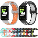 Correia de Relógio Respirável em Silicone Bicolor xDfind, Para Samsung Galaxy Fit 3