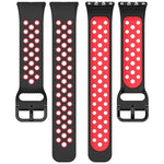 Correia de Relógio Respirável em Silicone Bicolor xDfind, Para Samsung Galaxy Fit 3