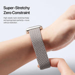 Correia Trançada em Nylon com Fivela Magnética Série Ultra Mixture DUX DUCIS, Para Apple Watch 38 / 40 / 41 / S10 42mm
