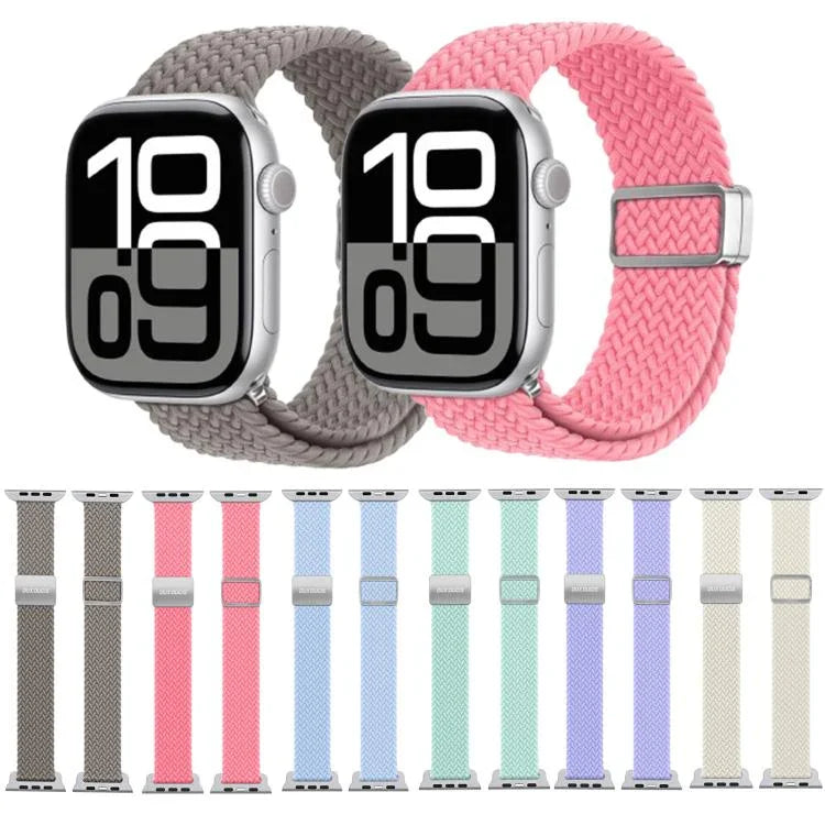 Correia Trançada em Nylon com Fivela Magnética Série Ultra Mixture DUX DUCIS, Para Apple Watch 38 / 40 / 41 / S10 42mm