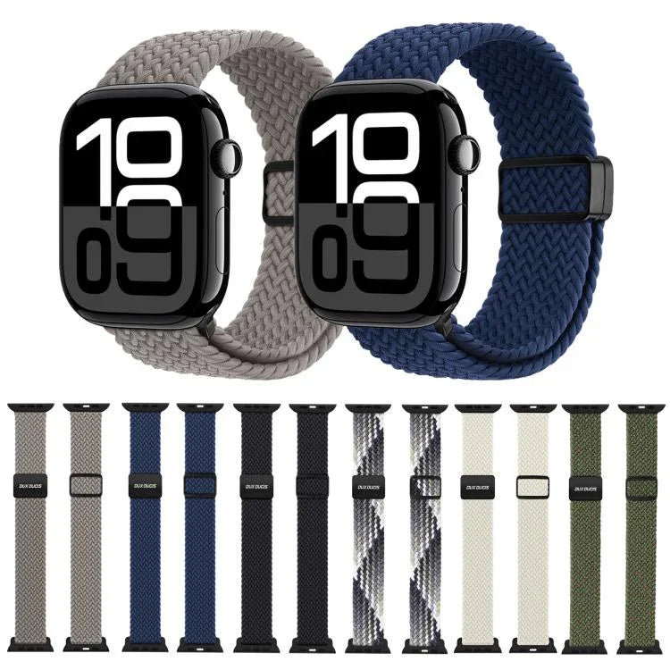 Correia Trançada em Nylon com Fivela Magnética Série Ultra Mixture DUX DUCIS, Para Apple Watch 42 / 44 / 45 / 46 / 49mm