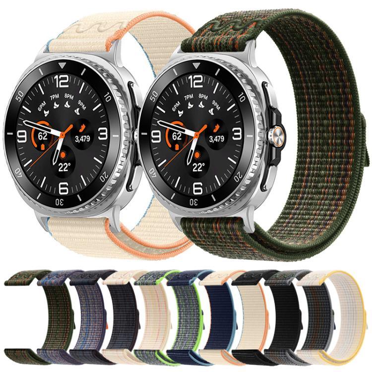 Correia de Relógio em Nylon com Fecho de Gancho e Argola xDfind, Para Samsung Galaxy Watch8 / 8 Classic